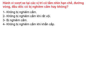 60 CÂU HỎI ĐIỂM LIỆT